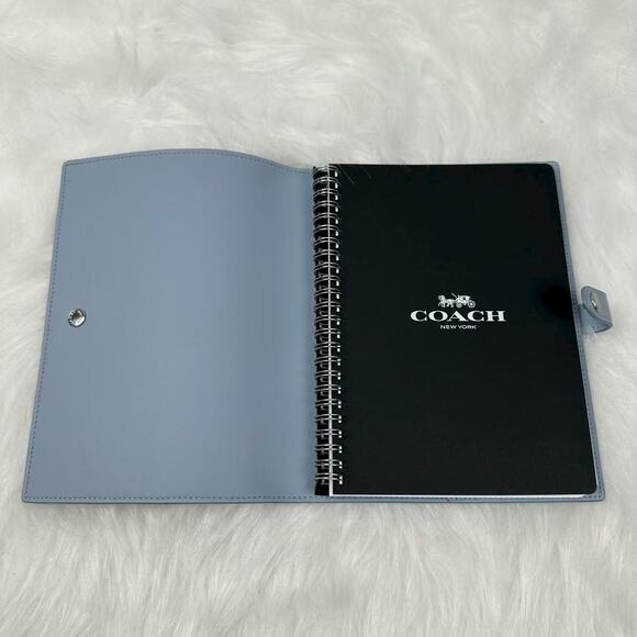 Coach Notebook in Sketch Signature Canvas In Ice Blue CBI51 NWT - Picture 3 of 6